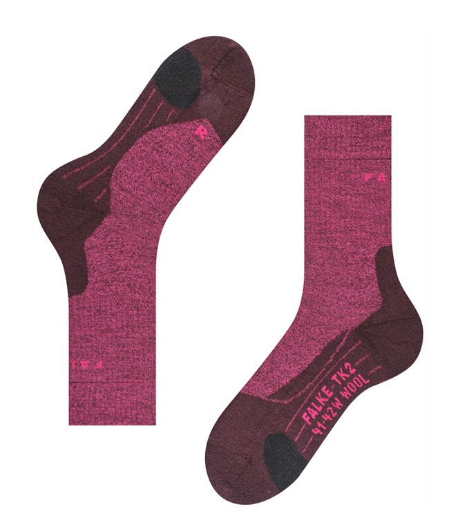 Falke Falke Trekking <span>16395 8593 TK2 Wool</span> berry Falke Trekking <span>16395 8593 TK2 Wool</span> 16395 8593 TK2 Wool rose - www.bremmerschoenen.live - Bremmer Schoenen