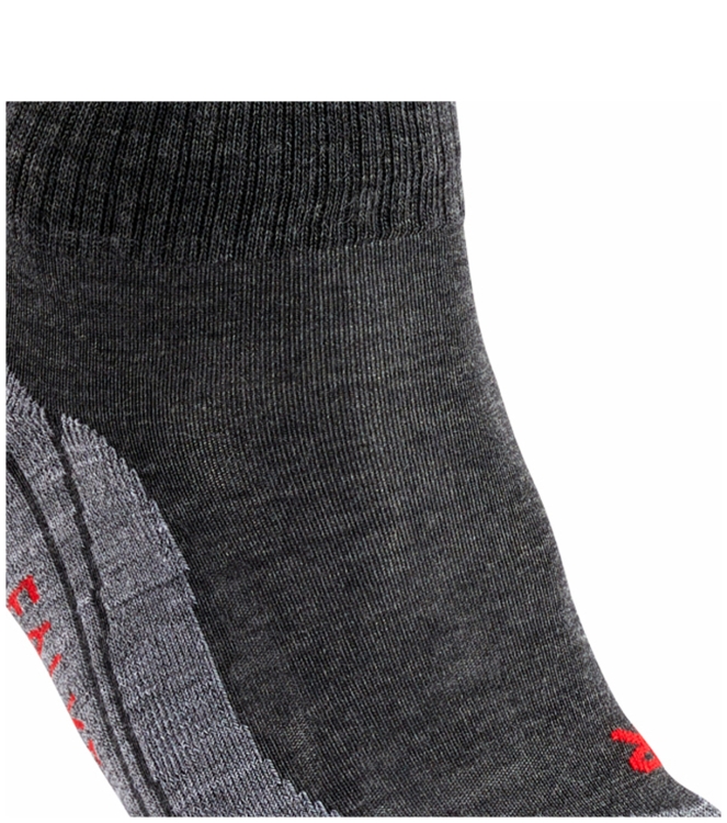 Falke Falke Trekking <span>16473 3180 TK5 Short</span> Smog Falke Trekking <span>16473 3180 TK5 Short</span> 16473 3180 TK5 Short grijs - www.bremmerschoenen.live - Bremmer Schoenen