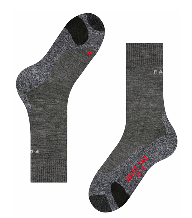 Falke Falke Trekking <span>16445 3180 TK2</span> Smog Falke Trekking <span>16445 3180 TK2</span> 16445 3180 TK2 grijs - www.bremmerschoenen.live - Bremmer Schoenen