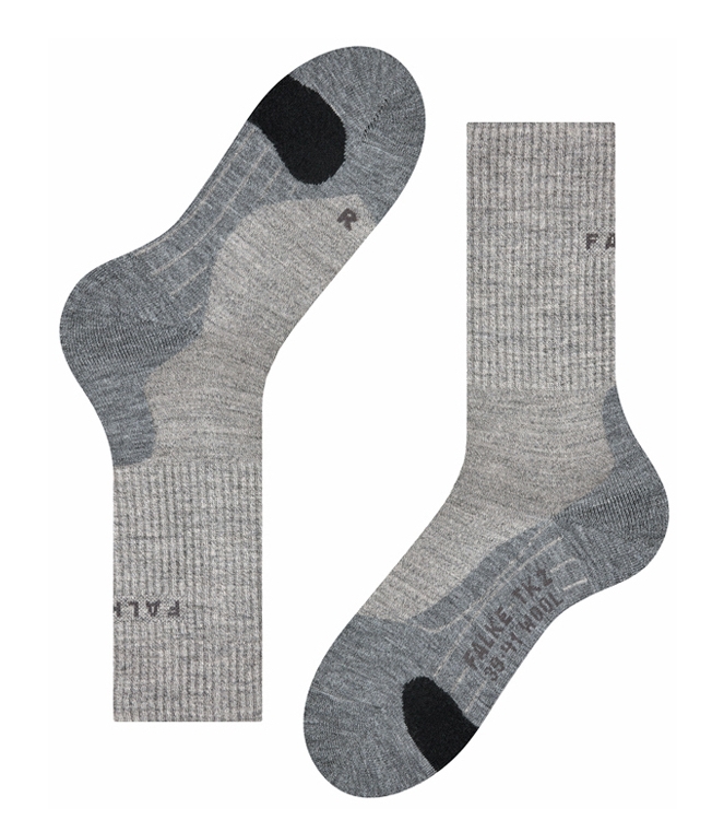 Falke Falke Trekking <span>16395 4310 TK2 Wool</span> Kitt Mouline Falke Trekking <span>16395 4310 TK2 Wool</span> 16395 4310 TK2 Wool grijs - www.bremmerschoenen.live - Bremmer Schoenen
