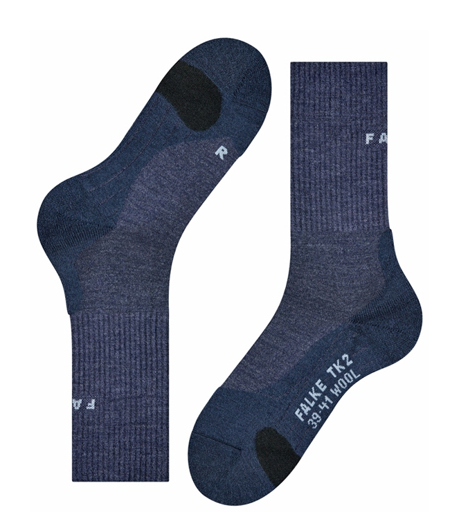 Falke Falke Trekking <span>16394 6670 TK2 Wool</span> Jeans Falke Trekking <span>16394 6670 TK2 Wool</span> 16394 6670 TK2 Wool blauw - www.bremmerschoenen.live - Bremmer Schoenen