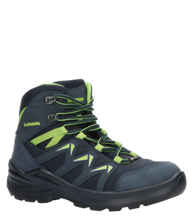 Lowa Lowa wandelschoen hoog <span>LK640116-9701 innox GTX</span> steelblue-lime Lowa wandelschoen hoog <span>LK640116-9701 innox GTX</span> LK640116-9701 innox GTX blauw - www.bremmerschoenen.live - Bremmer Schoenen
