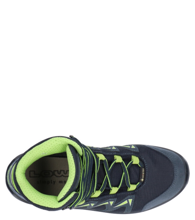Lowa Lowa wandelschoen hoog <span>LK640116-9701 innox GTX</span> steelblue-lime Lowa wandelschoen hoog <span>LK640116-9701 innox GTX</span> LK640116-9701 innox GTX blauw - www.bremmerschoenen.live - Bremmer Schoenen