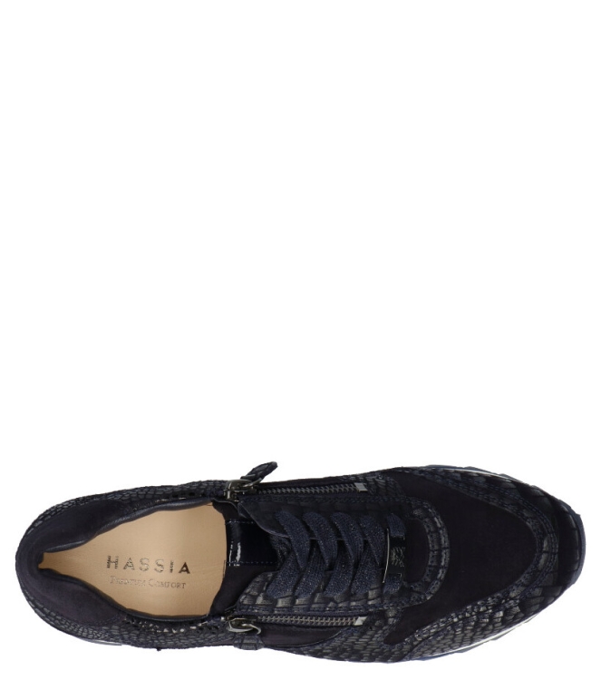 Hassia Sneaker <span>0-302026-3000</span> 0-302026-3000 blauw - www.bremmerschoenen.live - Bremmer Schoenen