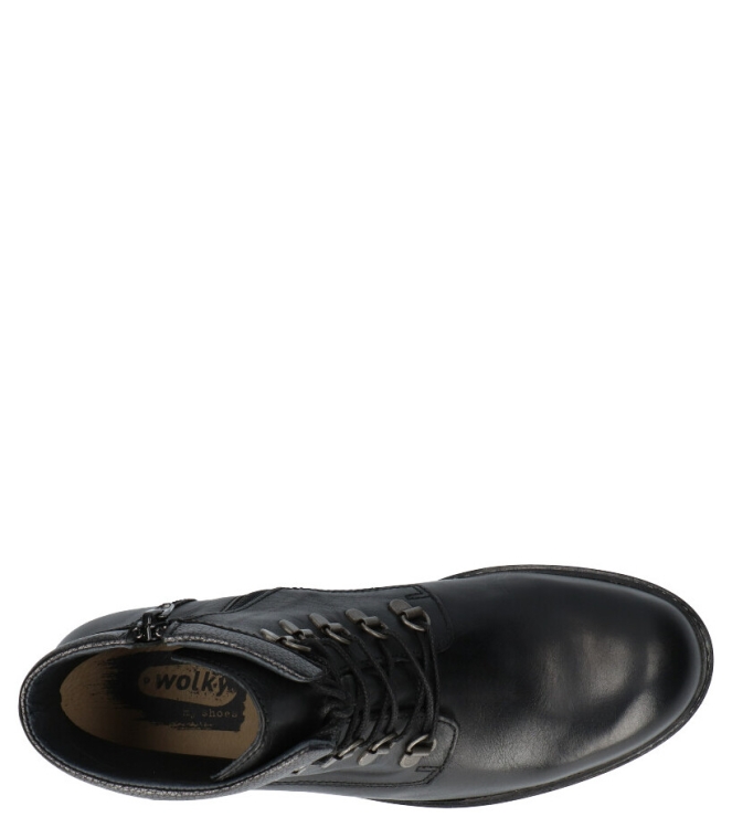 Wolky Wolky veterboot <span>0447530.000</span> 000 Black Wolky veterboot <span>0447530.000</span> 0447530.000 zwart - www.bremmerschoenen.live - Bremmer Schoenen