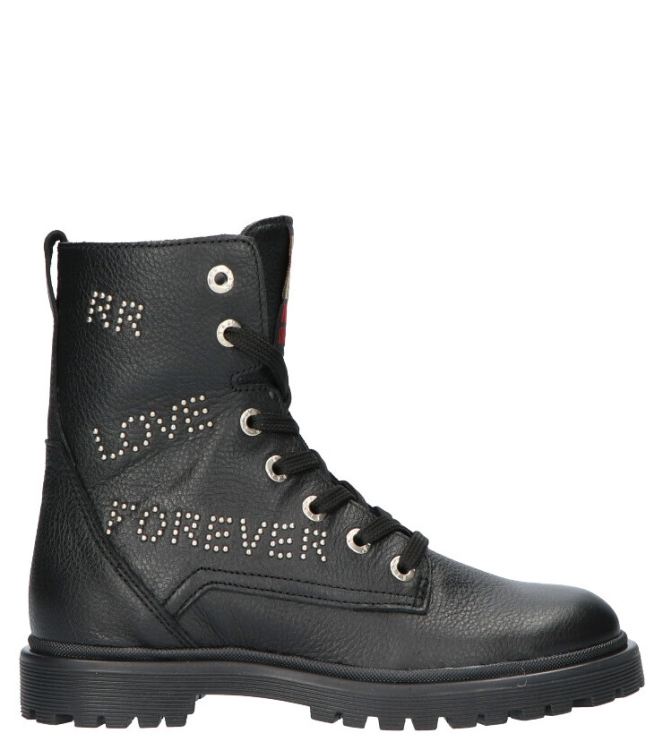 Red-Rag Red Rag Veterboot <span>11118-922</span> 922 Black Nappa Red Rag Veterboot <span>11118-922</span> 11118-922 zwart - www.bremmerschoenen.live - Bremmer Schoenen