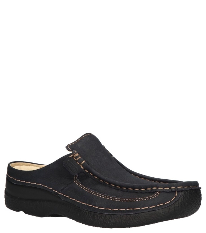 Wolky Wolky Slipper <span>0620211 800 Roll Slide</span> 800 Blue Wolky Slipper <span>0620211 800 Roll Slide</span> 0620211 800 Roll Slide blauw - www.bremmerschoenen.live - Bremmer Schoenen