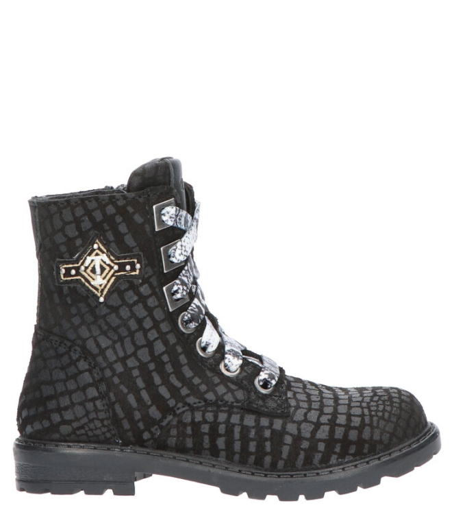 Twins Twins Veterboot <span>320626 489</span> 489-black Twins Veterboot <span>320626 489</span> 320626 489 zwart - www.bremmerschoenen.live - Bremmer Schoenen