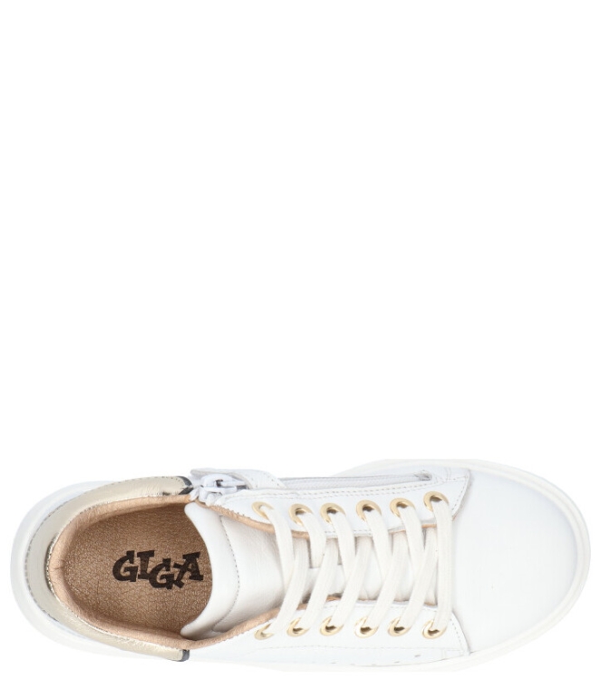 Giga Giga sneaker <span>G3705 A11K27</span> A11K27 velv. white/ el dorado plant Giga sneaker <span>G3705 A11K27</span> G3705 A11K27 wit - www.bremmerschoenen.live - Bremmer Schoenen