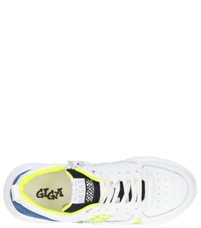 Giga Giga sneaker <span>G3681 A11S41</span> A11S41 velv. white/ gaucho fluor ye Giga sneaker <span>G3681 A11S41</span> G3681 A11S41 wit - www.bremmerschoenen.live - Bremmer Schoenen