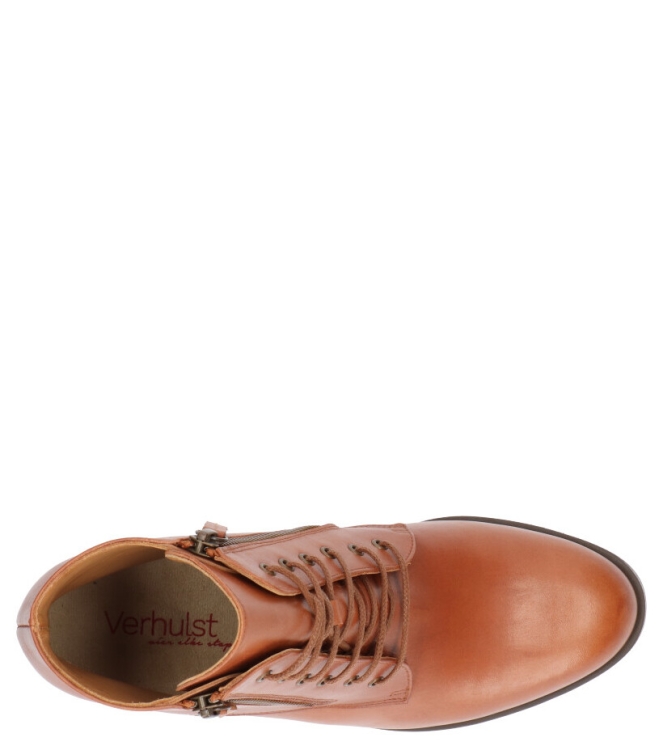 Verhulst veterboot <span>0447-113-144 Olivia</span> 0447-113-144 Olivia cognac - www.bremmerschoenen.live - Bremmer Schoenen