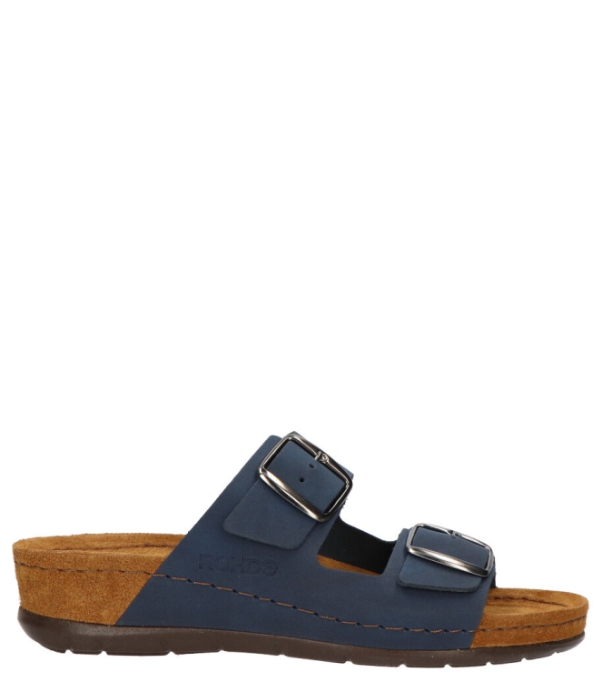 Rohde Rohde slipper <span>5856 56</span> 56 ocean Rohde slipper <span>5856 56</span> 5856 56 blauw - www.bremmerschoenen.live - Bremmer Schoenen