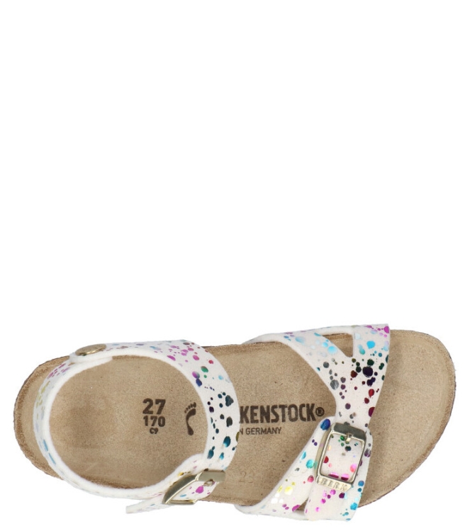 Birkenstock Birkenstock sandaal <span>1019743 Rio kids</span> white confetti pop Birkenstock sandaal <span>1019743 Rio kids</span> 1019743 Rio kids wit - www.bremmerschoenen.live - Bremmer Schoenen