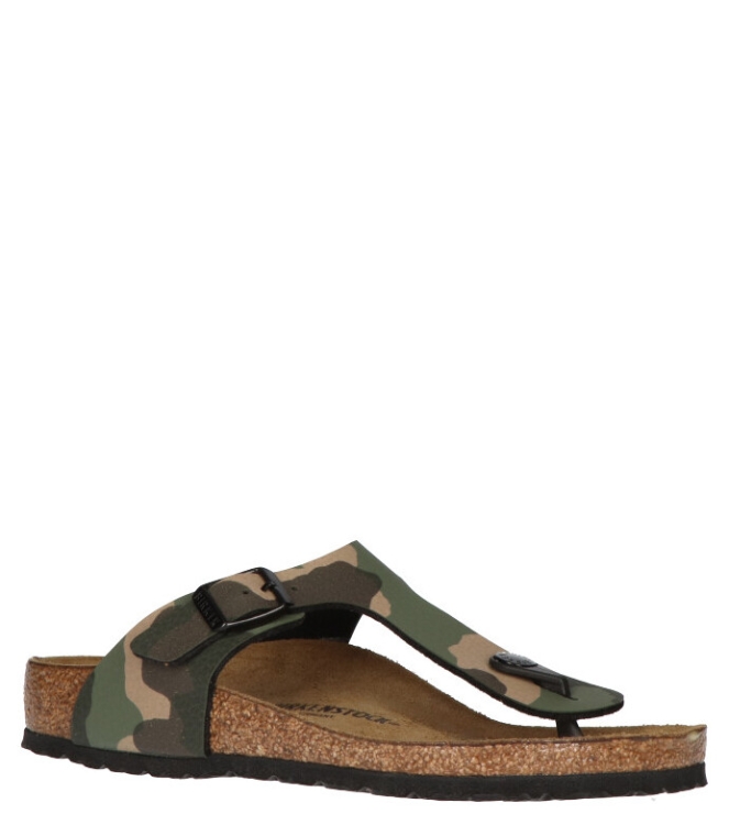 Birkenstock slipper <span>1019339 Gizeh Kids BF</span> 1019339 Gizeh Kids BF groen - www.bremmerschoenen.live - Bremmer Schoenen