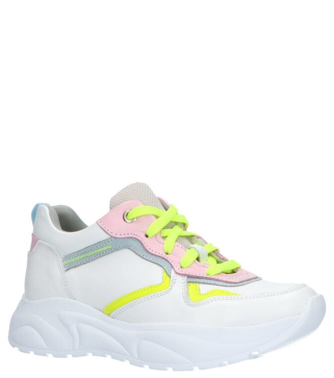 Twins Twins sneaker <span>321157 500</span> white/pink 500 Twins sneaker <span>321157 500</span> 321157 500 wit - www.bremmerschoenen.live - Bremmer Schoenen