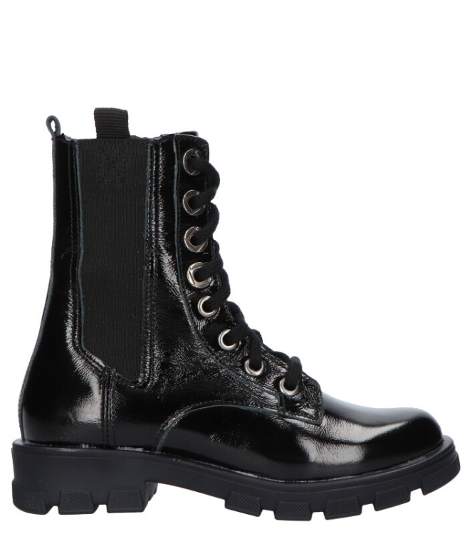 Twins Twins Veterboot <span>321675 689</span> 689 Black Patent Twins Veterboot <span>321675 689</span> 321675 689 zwart - www.bremmerschoenen.live - Bremmer Schoenen