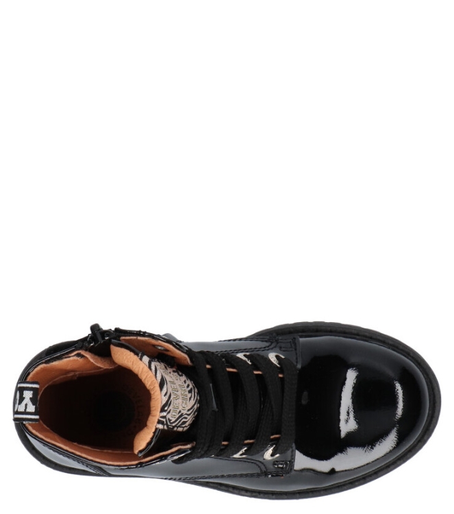 Develab Develab veterboot <span>42132 925</span> 925 Black Patent Develab veterboot <span>42132 925</span> 42132 925 zwart - www.bremmerschoenen.live - Bremmer Schoenen