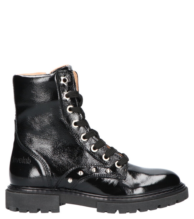 Develab Develab veterboot <span>41682 925</span> 925 Black Patent Develab veterboot <span>41682 925</span> 41682 925 zwart - www.bremmerschoenen.live - Bremmer Schoenen