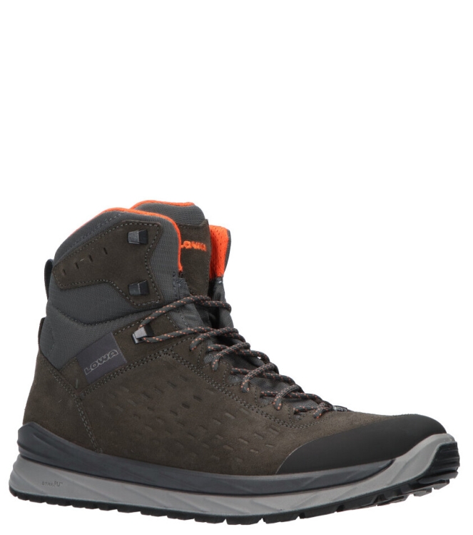 Lowa Lowa Wandelschoen hoog <span>LM310512-0937 Malta GTX Mid</span> Anthracite Lowa Wandelschoen hoog <span>LM310512-0937 Malta GTX Mid</span> LM310512-0937 Malta GTX Mid grijs - www.bremmerschoenen.live - Bremmer Schoenen