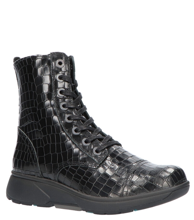 Xsensible Xsensible Veterboot <span>30203.3.093 Riga HX</span> 093 Black Croco Xsensible Veterboot <span>30203.3.093 Riga HX</span> 30203.3.093 Riga HX zwart - www.bremmerschoenen.live - Bremmer Schoenen