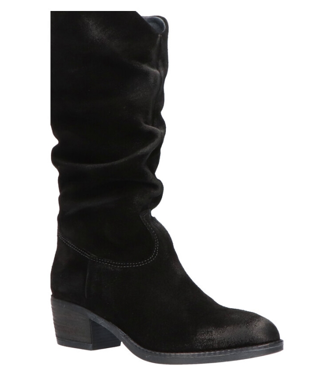 Aqa Aqa laars <span>A8264 B65</span> B65 velour black Aqa laars <span>A8264 B65</span> A8264 B65 zwart - www.bremmerschoenen.live - Bremmer Schoenen