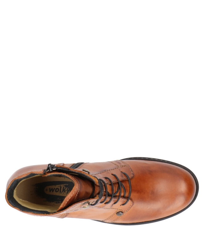 Wolky veterboot <span>0126030 430 Red Deer</span> 0126030 430 Red Deer cognac - www.bremmerschoenen.live - Bremmer Schoenen