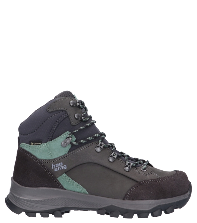 Hanwag Hanwag Wandelschoen <span>203901-064494 Alta Bunion II Lady GTX</span> Asphalt/ Mint Hanwag Wandelschoen <span>203901-064494 Alta Bunion II Lady GTX</span> 203901-064494 Alta Bunion II Lady GTX grijs - www.bremmerschoenen.live - Bremmer Schoenen