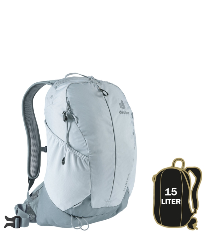Deuter Deuter rugtas <span>DR3420021-4419 AC Lite 15 SL</span> Tin/ Shale Deuter rugtas <span>DR3420021-4419 AC Lite 15 SL</span> DR3420021-4419 AC Lite 15 SL grijs - www.bremmerschoenen.live - Bremmer Schoenen