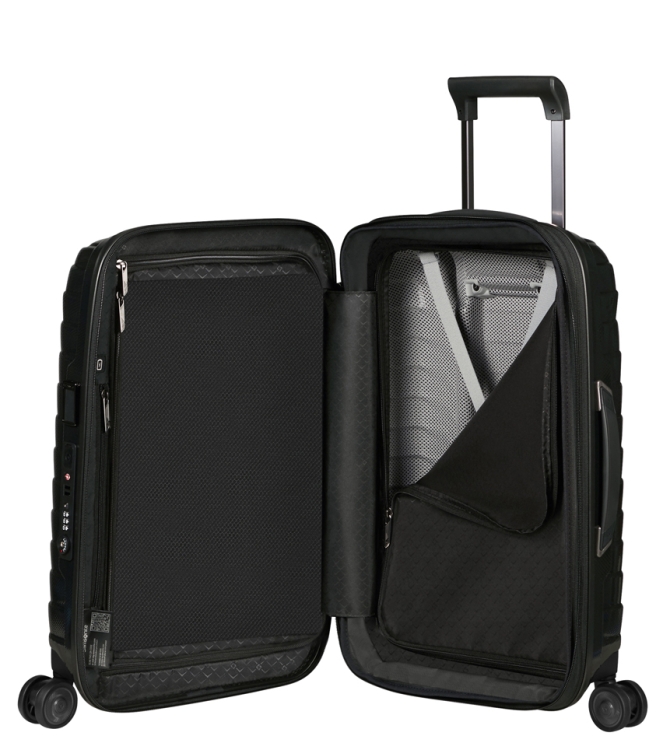 Samsonite Samsonite trolley <span>140087 1041 Proxis Spinner 55</span> Black Samsonite trolley <span>140087 1041 Proxis Spinner 55</span> 140087 1041 Proxis Spinner 55 zwart - www.bremmerschoenen.live - Bremmer Schoenen