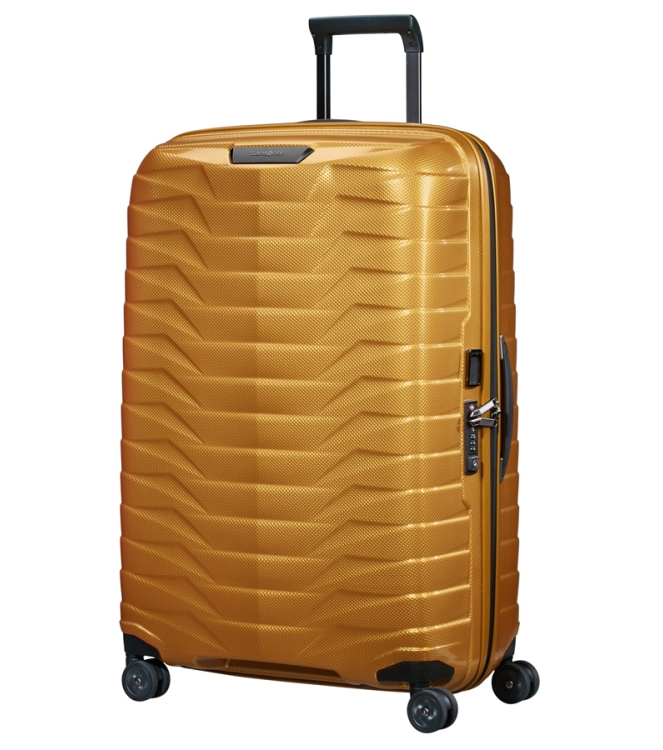 Samsonite Samsonite koffer <span>126042 6856 Proxis Spinner 75</span> Honey Gold Samsonite koffer <span>126042 6856 Proxis Spinner 75</span> 126042 6856 Proxis Spinner 75 geel - www.bremmerschoenen.live - Bremmer Schoenen