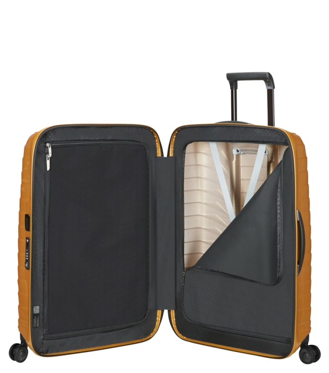 Samsonite Samsonite koffer <span>126042 6856 Proxis Spinner 75</span> Honey Gold Samsonite koffer <span>126042 6856 Proxis Spinner 75</span> 126042 6856 Proxis Spinner 75 geel - www.bremmerschoenen.live - Bremmer Schoenen