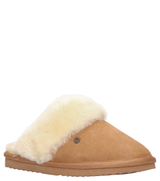 Warmbat pantoffel <span>Flurry women FLS321025 Cognac</span> Flurry women FLS321025 Cognac cognac - www.bremmerschoenen.live - Bremmer Schoenen