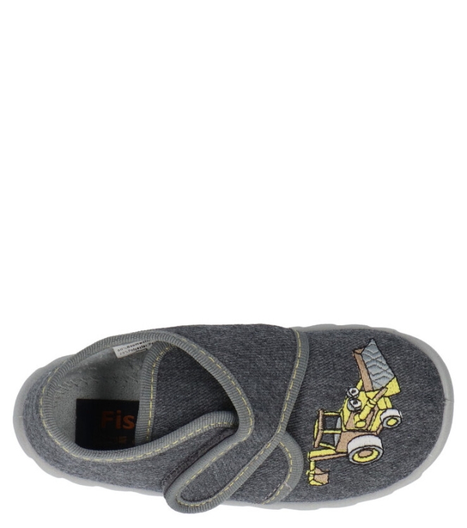 Fischer Fischer kinderpantoffel <span>611545-603</span> 603 asphalt Fischer kinderpantoffel <span>611545-603</span> 611545-603 grijs - www.bremmerschoenen.live - Bremmer Schoenen