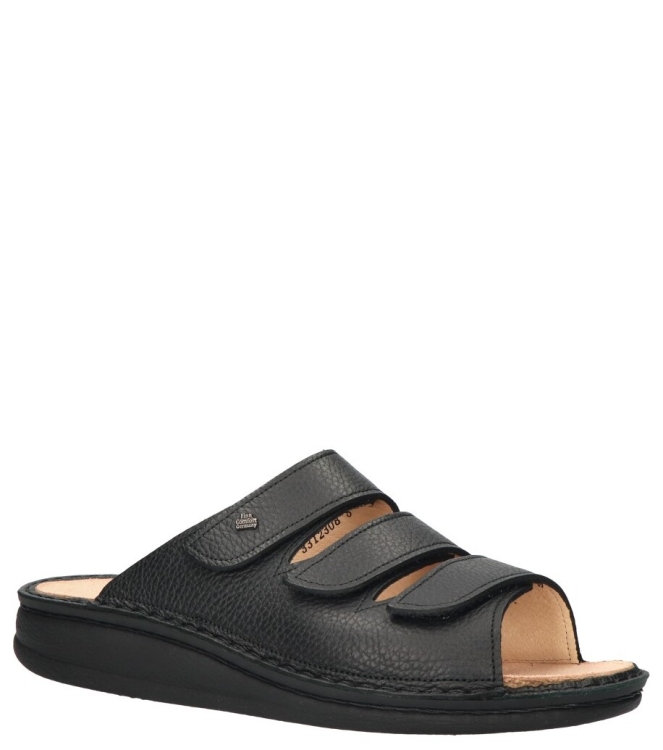 Finn Comfort Finn Comfort slipper <span>1508 055099 Korfu</span> black bison Finn Comfort slipper <span>1508 055099 Korfu</span> 1508 055099 Korfu zwart - www.bremmerschoenen.live - Bremmer Schoenen