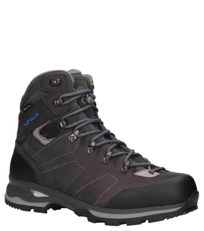 Lowa Lowa wandelschoen <span>LW210608-9743 Santiago GTX</span> Antracite/blue Lowa wandelschoen <span>LW210608-9743 Santiago GTX</span> LW210608-9743 Santiago GTX grijs - www.bremmerschoenen.live - Bremmer Schoenen