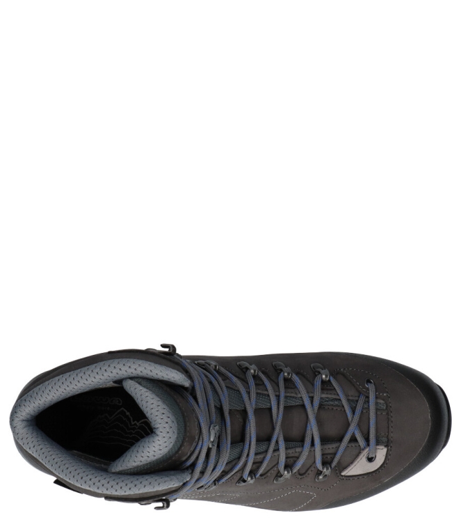 Lowa Lowa wandelschoen <span>LW210608-9743 Santiago GTX</span> Antracite/blue Lowa wandelschoen <span>LW210608-9743 Santiago GTX</span> LW210608-9743 Santiago GTX grijs - www.bremmerschoenen.live - Bremmer Schoenen