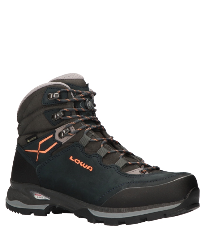 Lowa Lowa wandelschoen <span>LW220668-6017 Lady Light GTX</span> Blue-mandarin Lowa wandelschoen <span>LW220668-6017 Lady Light GTX</span> LW220668-6017 Lady Light GTX blauw - www.bremmerschoenen.live - Bremmer Schoenen