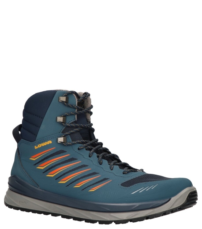 Lowa Lowa wandelschoen <span>LM310844-7920 Axos GTX Mid</span> Steelblue-orange Lowa wandelschoen <span>LM310844-7920 Axos GTX Mid</span> LM310844-7920 Axos GTX Mid blauw - www.bremmerschoenen.live - Bremmer Schoenen