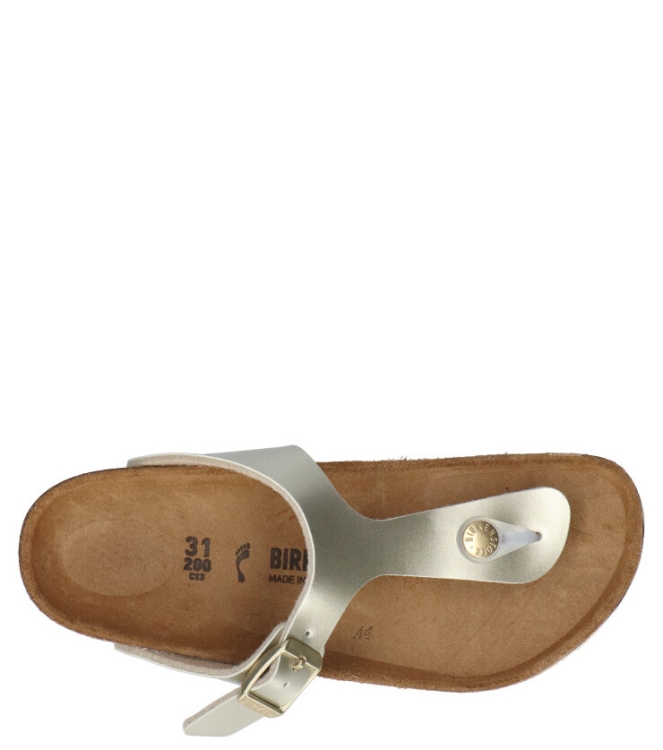 Birkenstock Birkenstock slipper <span>1015593 Gizeh</span> Electric metallic gold Birkenstock slipper <span>1015593 Gizeh</span> 1015593 Gizeh goud - www.bremmerschoenen.live - Bremmer Schoenen