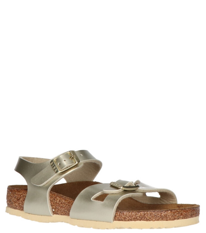 Birkenstock Birkenstock sandaal <span>1014829 Rio Kids BF</span> Electric metallic gold Birkenstock sandaal <span>1014829 Rio Kids BF</span> 1014829 Rio Kids BF goud - www.bremmerschoenen.live - Bremmer Schoenen