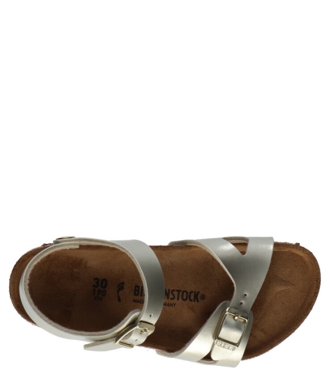Birkenstock Birkenstock sandaal <span>1014829 Rio Kids BF</span> Electric metallic gold Birkenstock sandaal <span>1014829 Rio Kids BF</span> 1014829 Rio Kids BF goud - www.bremmerschoenen.live - Bremmer Schoenen