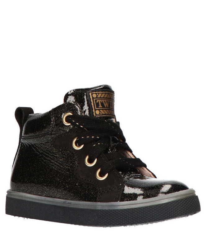 Twins sneaker <span>322602 995 Fien fleurig</span> 322602 995 Fien fleurig zwart - www.bremmerschoenen.live - Bremmer Schoenen