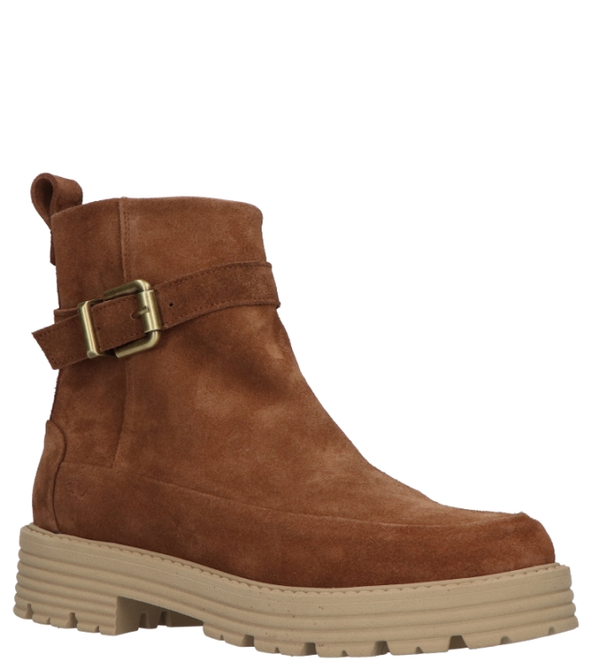 Aqa Aqa Enkellaars <span>A8220 D26</span> D26 velour brandy Aqa Enkellaars <span>A8220 D26</span> A8220 D26 cognac - www.bremmerschoenen.live - Bremmer Schoenen