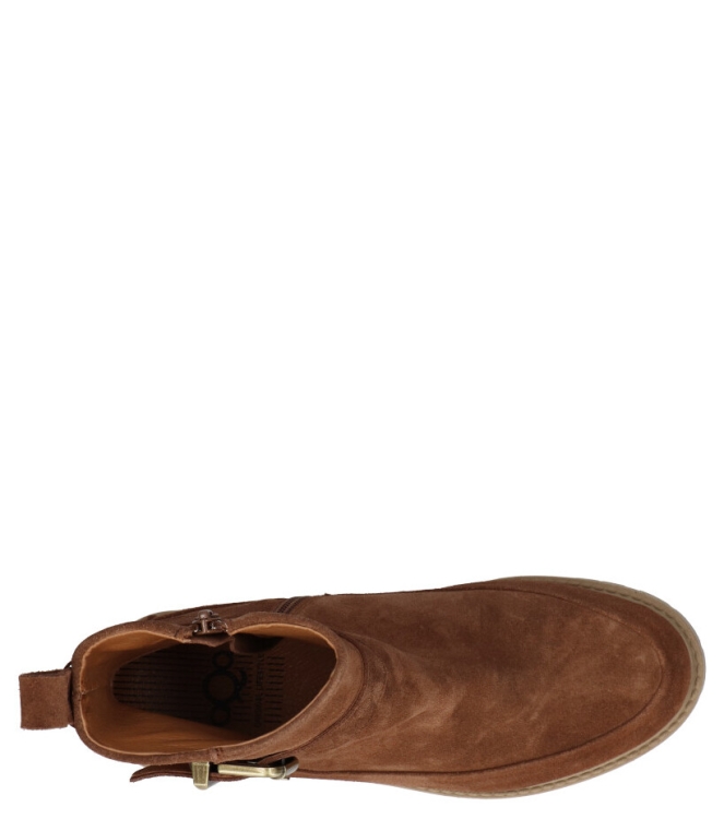 Aqa Aqa Enkellaars <span>A8220 D26</span> D26 velour brandy Aqa Enkellaars <span>A8220 D26</span> A8220 D26 cognac - www.bremmerschoenen.live - Bremmer Schoenen