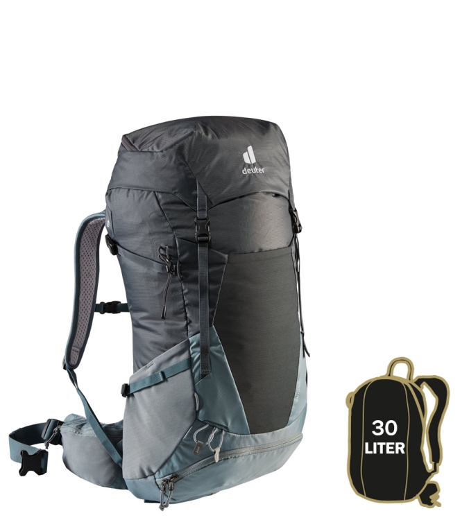 Deuter Deuter rugtas <span>DR3400721-4409 Futura 30 SL</span> Graphite-Shale Deuter rugtas <span>DR3400721-4409 Futura 30 SL</span> DR3400721-4409 Futura 30 SL grijs - www.bremmerschoenen.live - Bremmer Schoenen