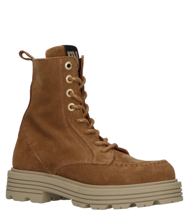Red-Rag Red Rag veterboot <span>12400 713</span> 713 Light Brown Suede Red Rag veterboot <span>12400 713</span> 12400 713 cognac - www.bremmerschoenen.live - Bremmer Schoenen