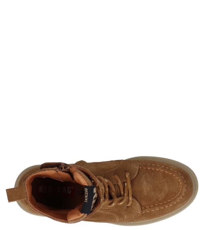 Red-Rag Red Rag veterboot <span>12400 713</span> 713 Light Brown Suede Red Rag veterboot <span>12400 713</span> 12400 713 cognac - www.bremmerschoenen.live - Bremmer Schoenen