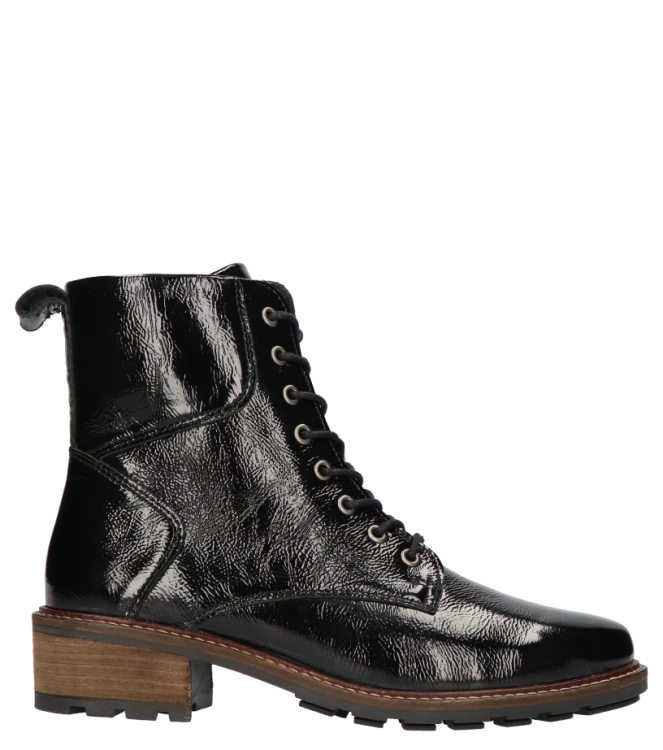 Solidus Solidus veterboot <span>61000 00691 Kinga</span> 00691 PERLLACK schwarz Solidus veterboot <span>61000 00691 Kinga</span> 61000 00691 Kinga zwart - www.bremmerschoenen.live - Bremmer Schoenen
