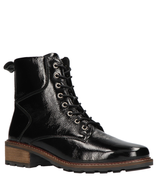 Solidus Solidus veterboot <span>61000 00691 Kinga</span> 00691 PERLLACK schwarz Solidus veterboot <span>61000 00691 Kinga</span> 61000 00691 Kinga zwart - www.bremmerschoenen.live - Bremmer Schoenen