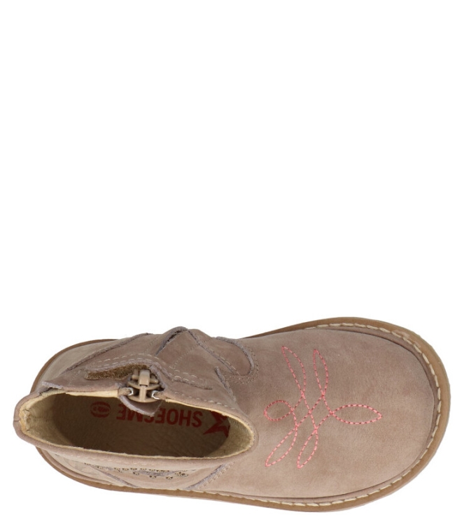 Shoesme Shoesme enkellaars <span>BC22W062-B</span> B taupe Shoesme enkellaars <span>BC22W062-B</span> BC22W062-B beige - www.bremmerschoenen.live - Bremmer Schoenen